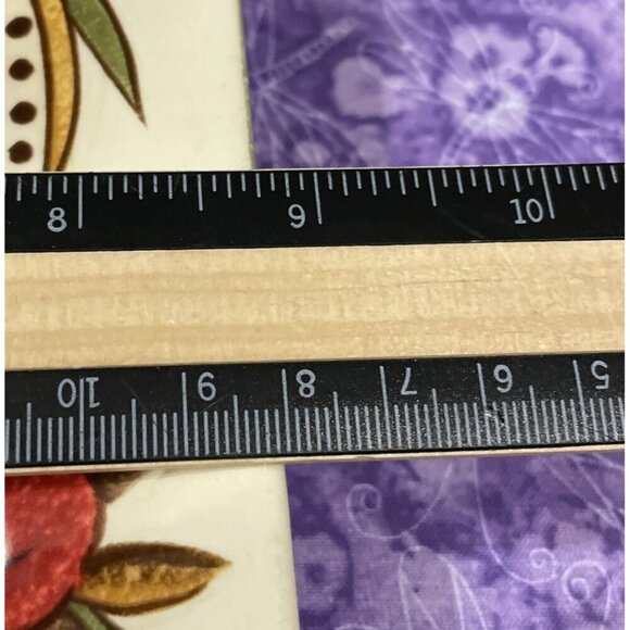 Pier 1 Imports Carynthum Floral Square Salad Luncheon‎ Plates Plate 9” Set of 2 - Picture 3 of 3